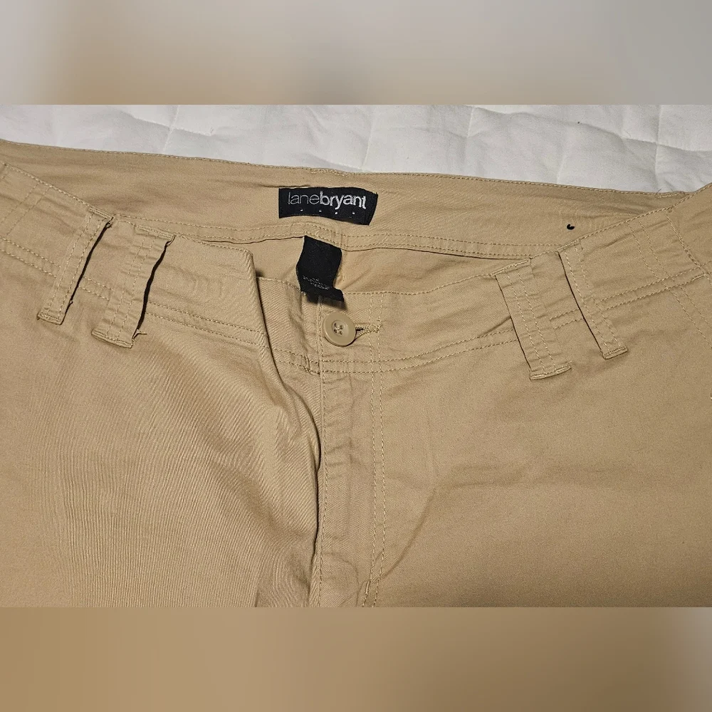 Lane‎ Bryant Women's Tan Shorts: Size 18
